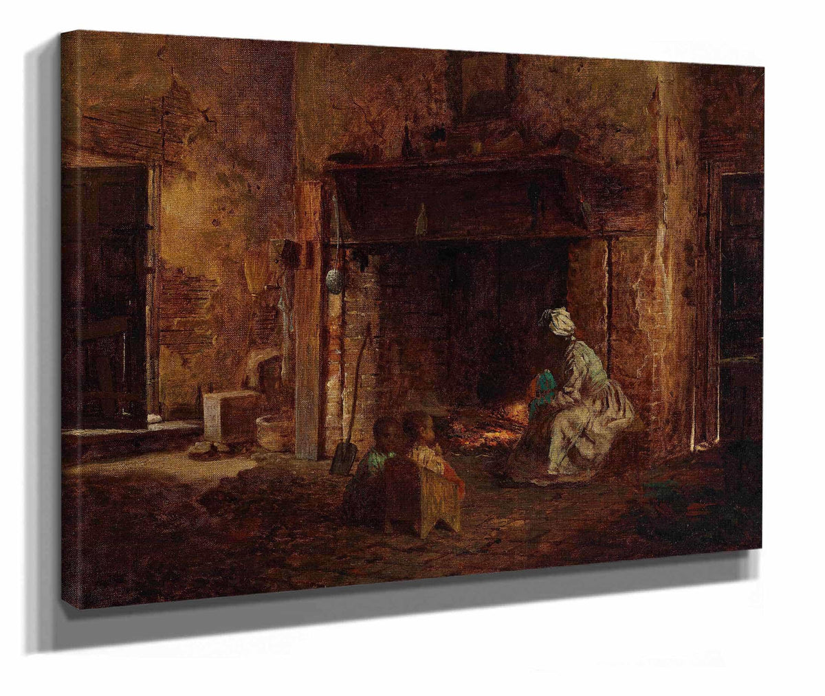 Kitchen At Mount Vernon by Eastman Johnson