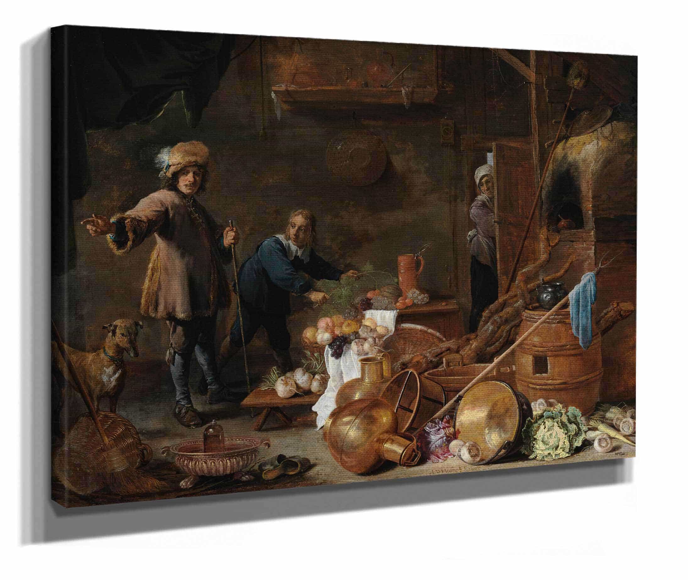 Kitchen Interior by David Teniers The Younger