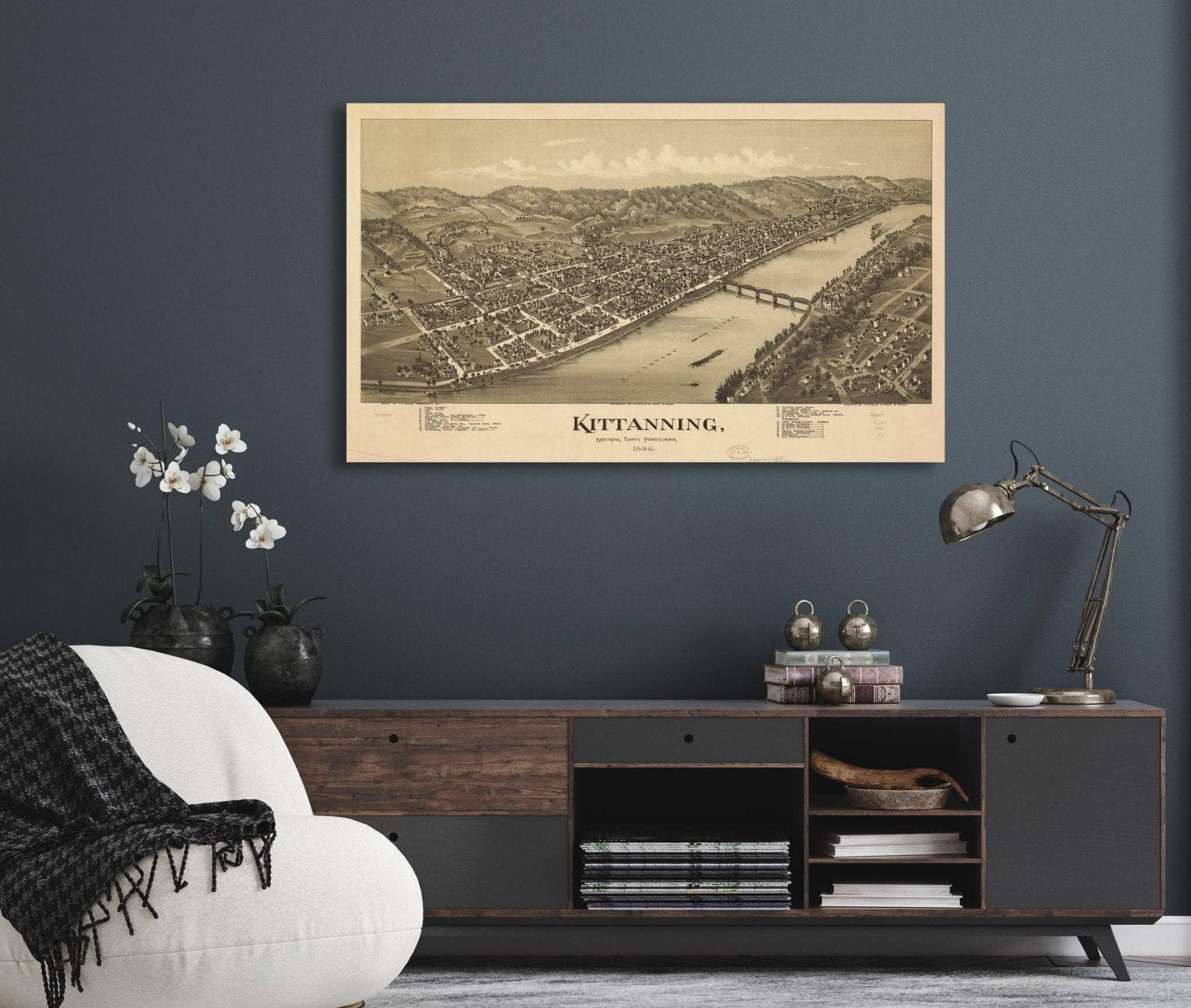 Kittanning Armstrong County Pennsylvania 1896  State Of Pennsylvania