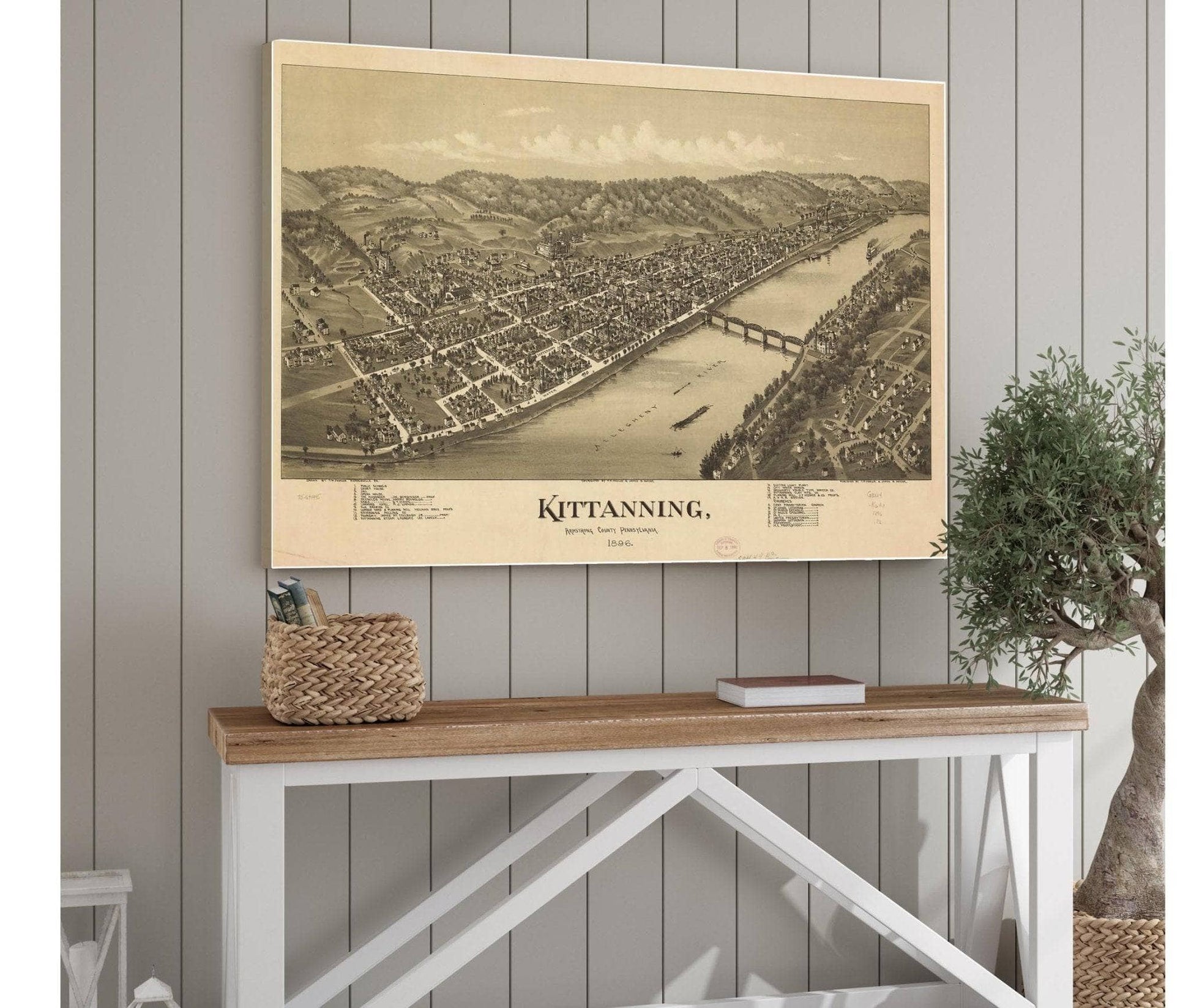Kittanning Armstrong County Pennsylvania 1896  State Of Pennsylvania