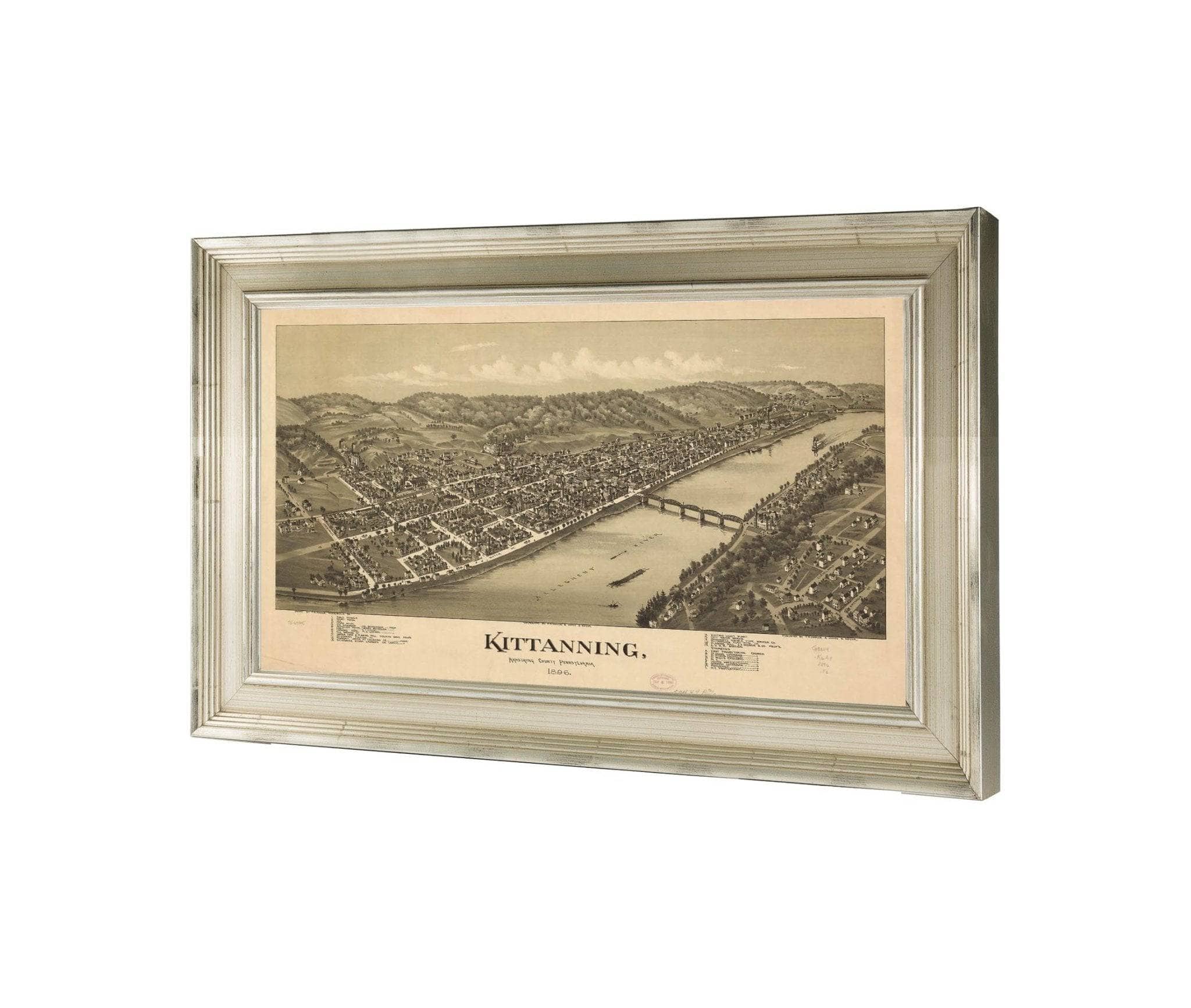 Kittanning Armstrong County Pennsylvania 1896  State Of Pennsylvania