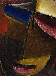 Kleiner Abstrakter Kopf by Alexej Von Jawlensky
