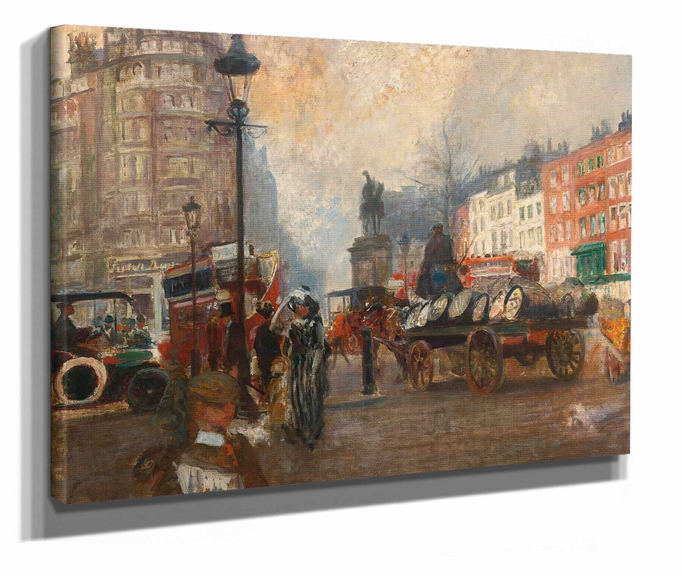 Knightsbridge Seen From Sloane Street December by Jacques Emile Blanche