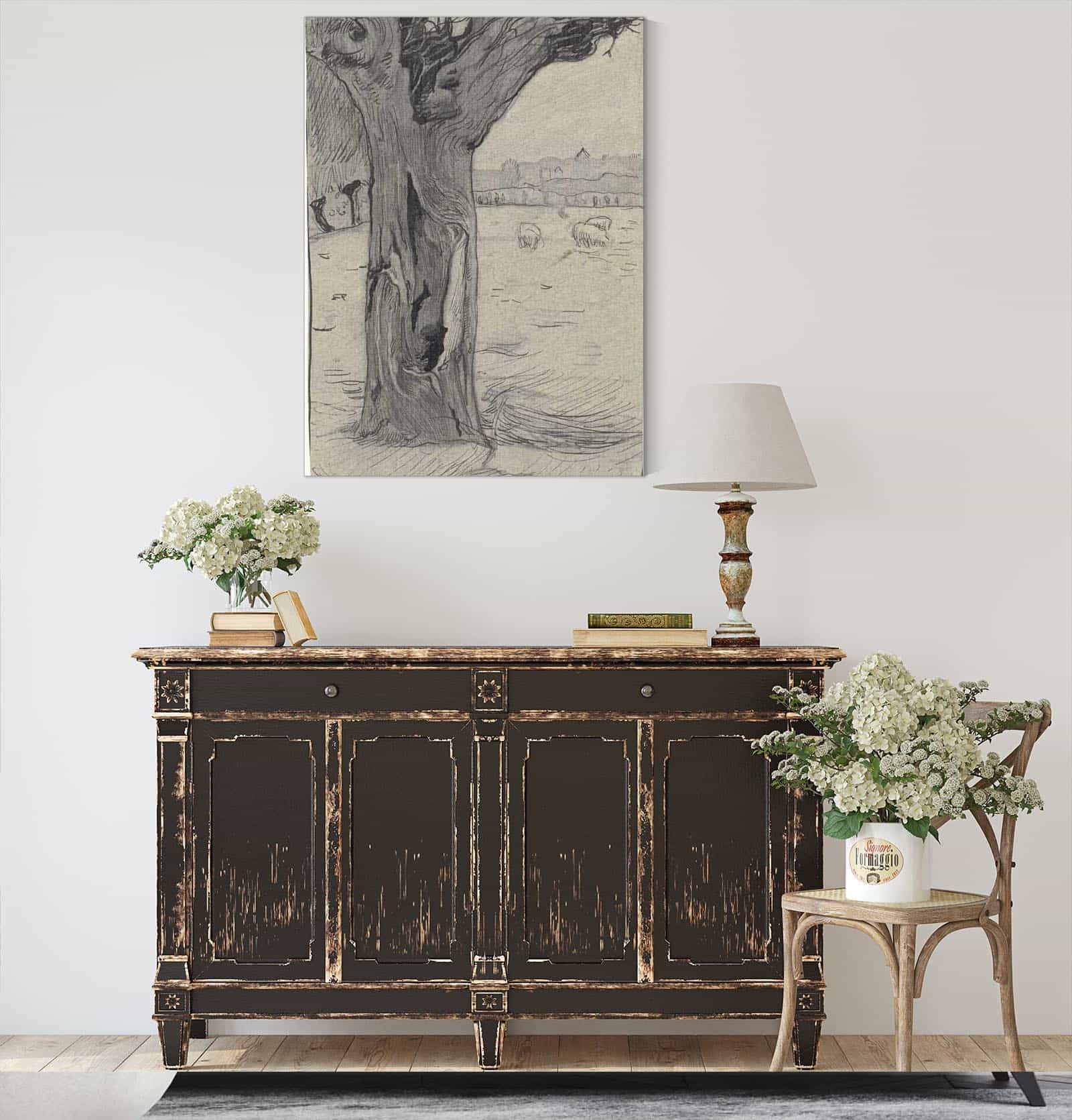 Knotwilg In Een Weidelandschap  by Richard Nicolaus Roland Holst