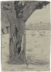Knotwilg In Een Weidelandschap  by Richard Nicolaus Roland Holst