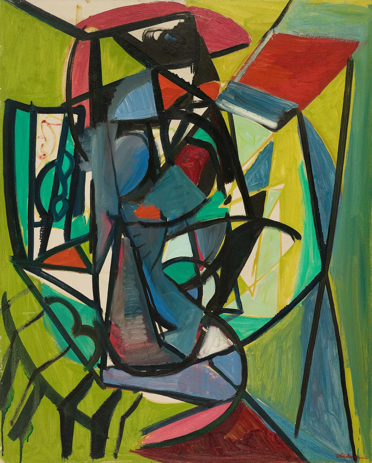 Komposisjon I by Jakob Weidemann