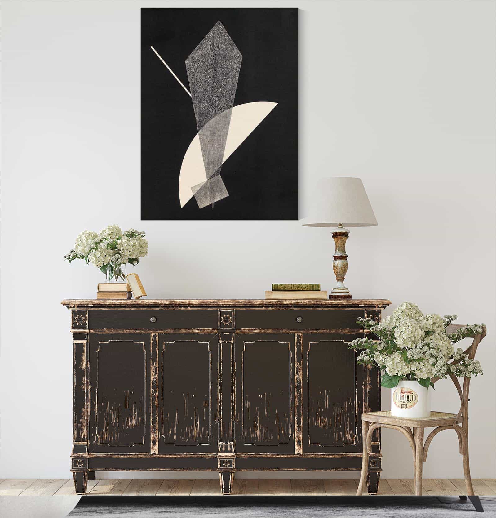 Konstruktion V by Laszlo Moholy Nagy