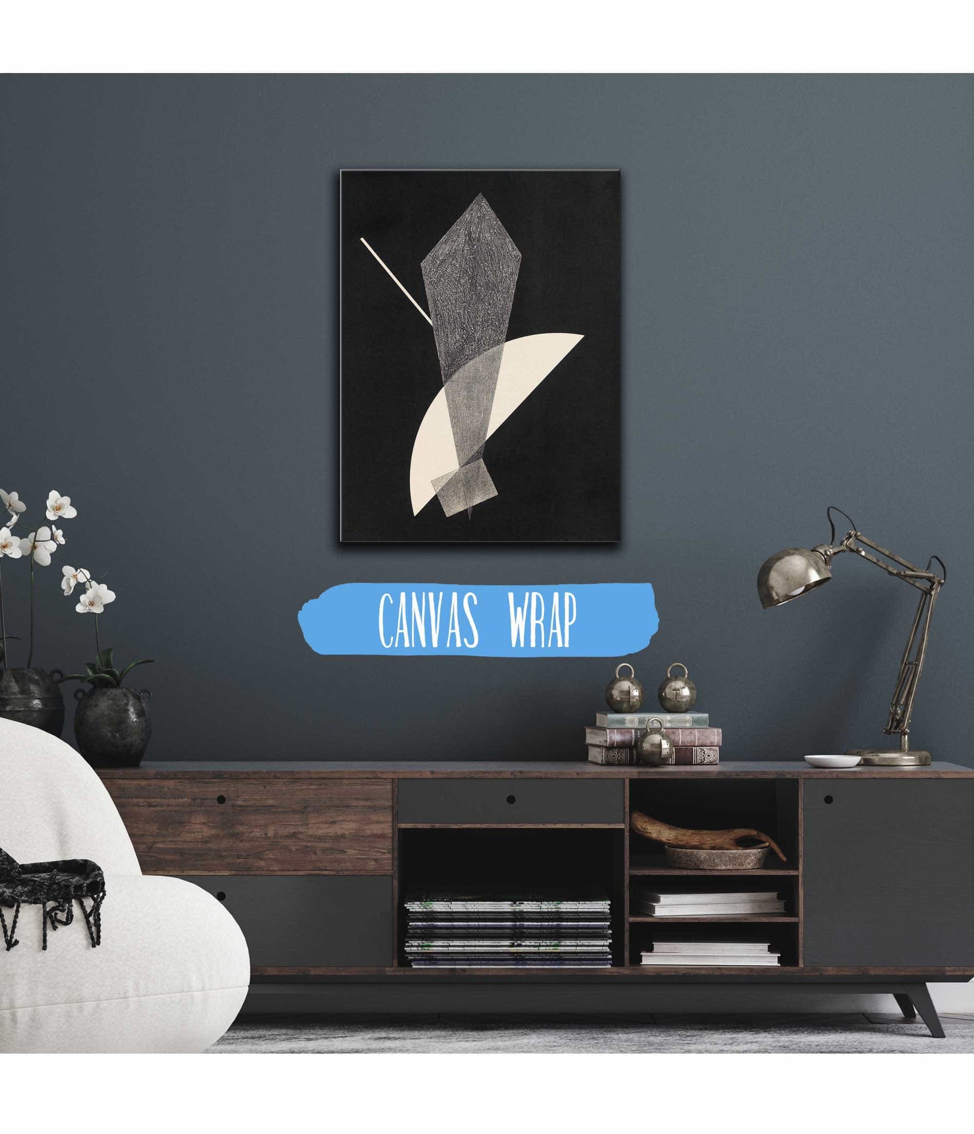 Konstruktion V by Laszlo Moholy Nagy