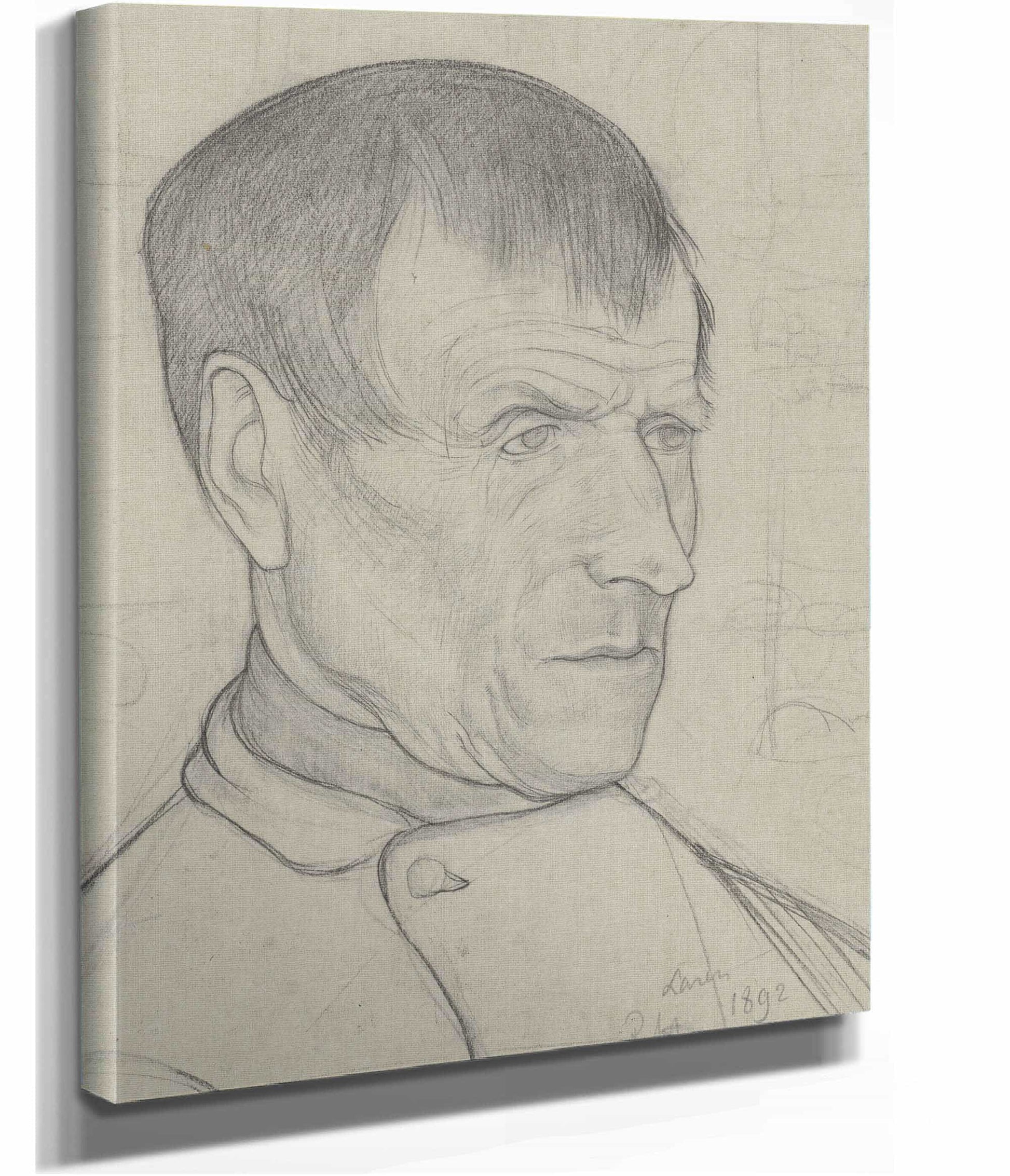 Kop Van Een Man Uit Laren by Richard Nicolaus Roland Holst
