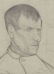 Kop Van Een Man Uit Laren by Richard Nicolaus Roland Holst