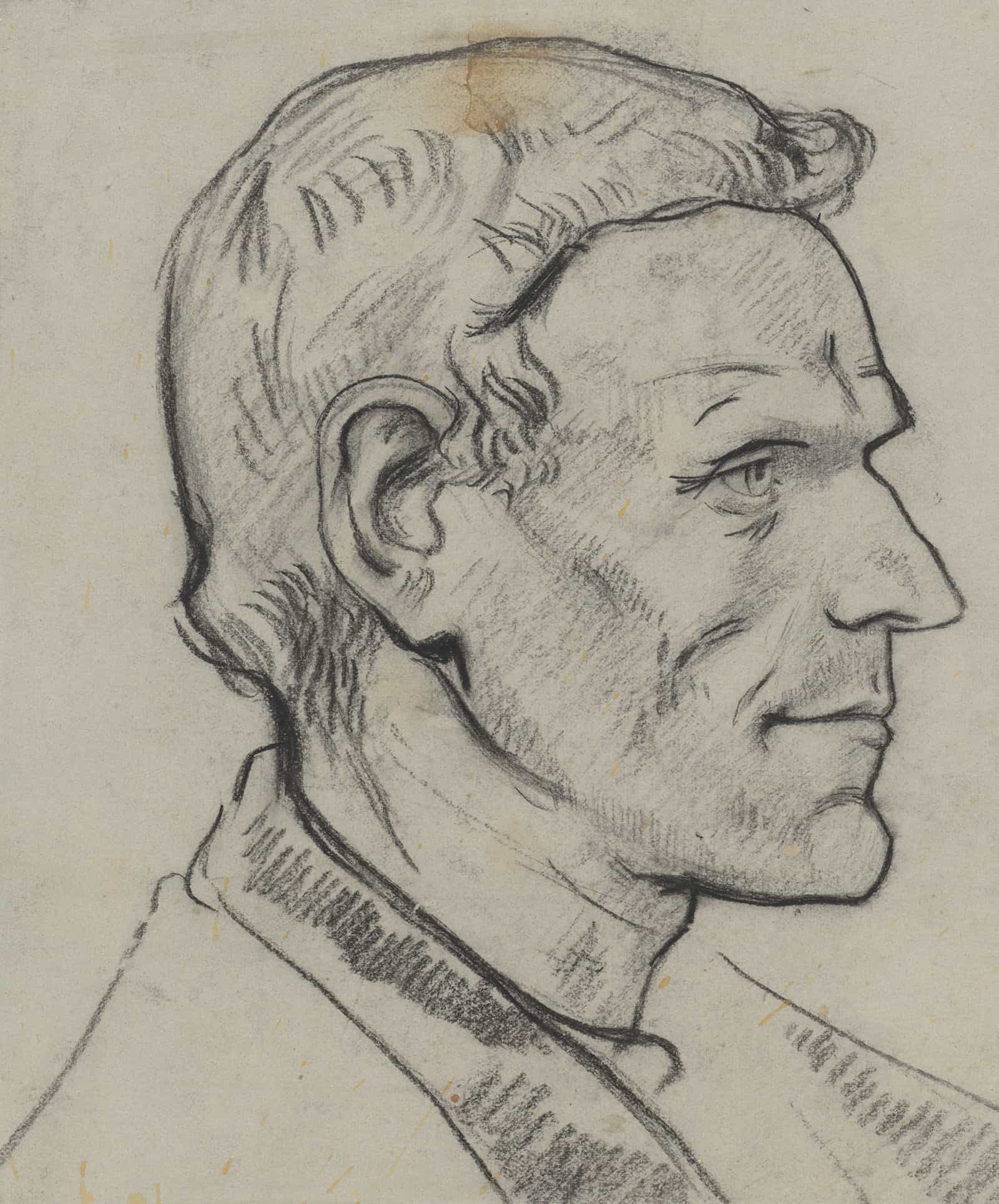 Kop Van Een Man Van Opzij  by Richard Nicolaus Roland Holst