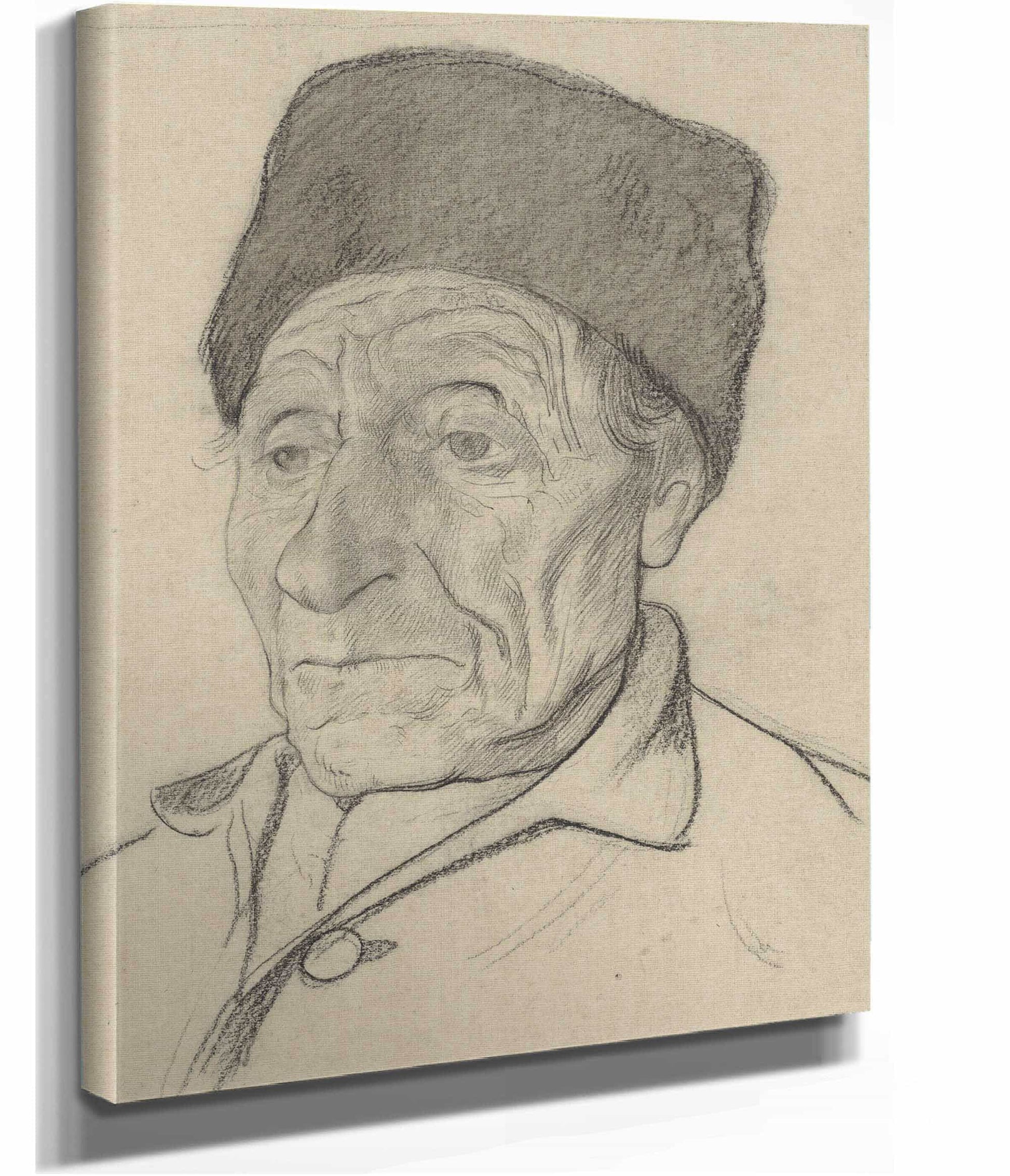 Kop Van Een Oude Man Met Een Muts  by Richard Nicolaus Roland Holst