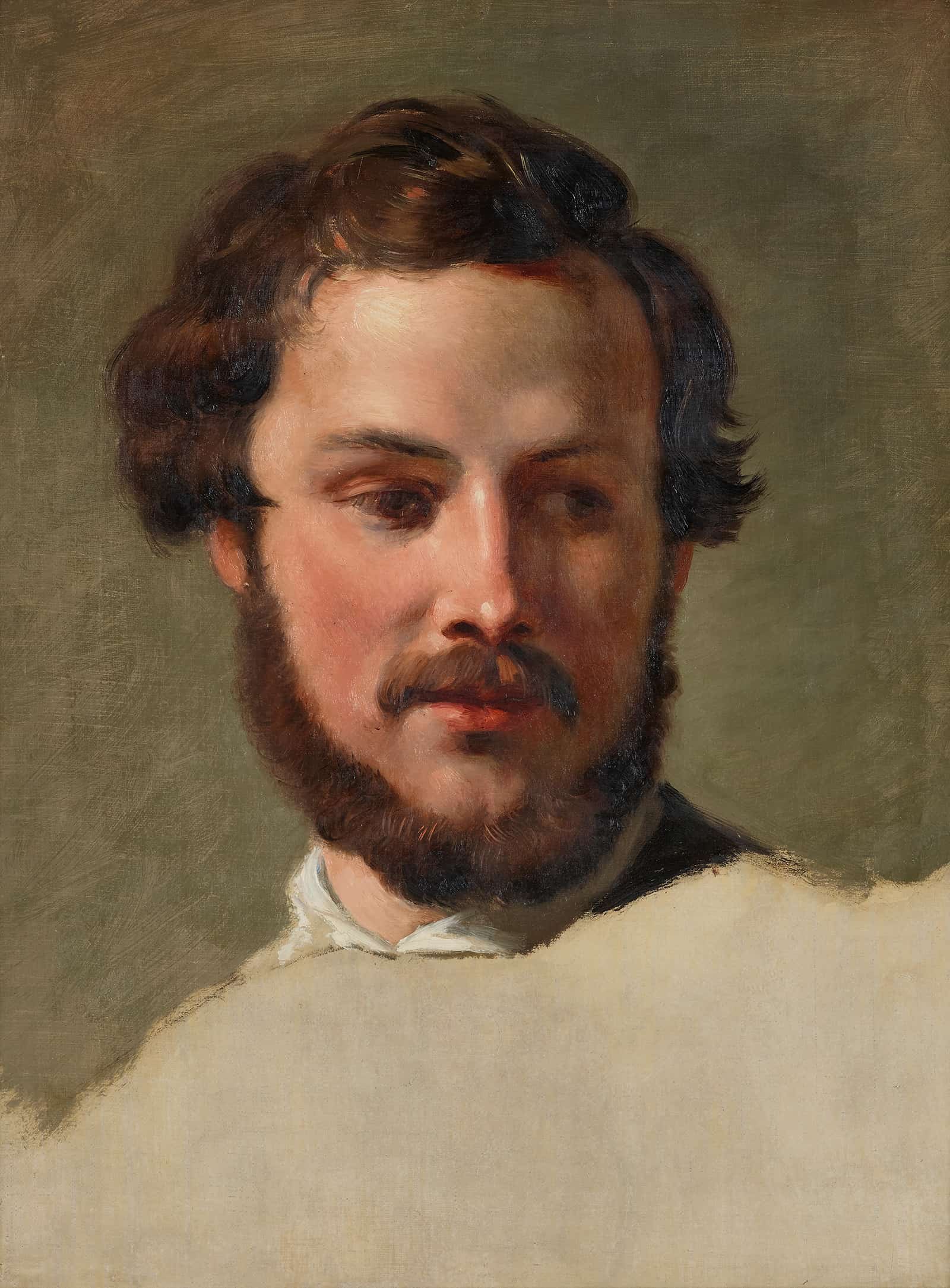 Kopf Eines Jungen Mannes by Johann Peter Krafft
