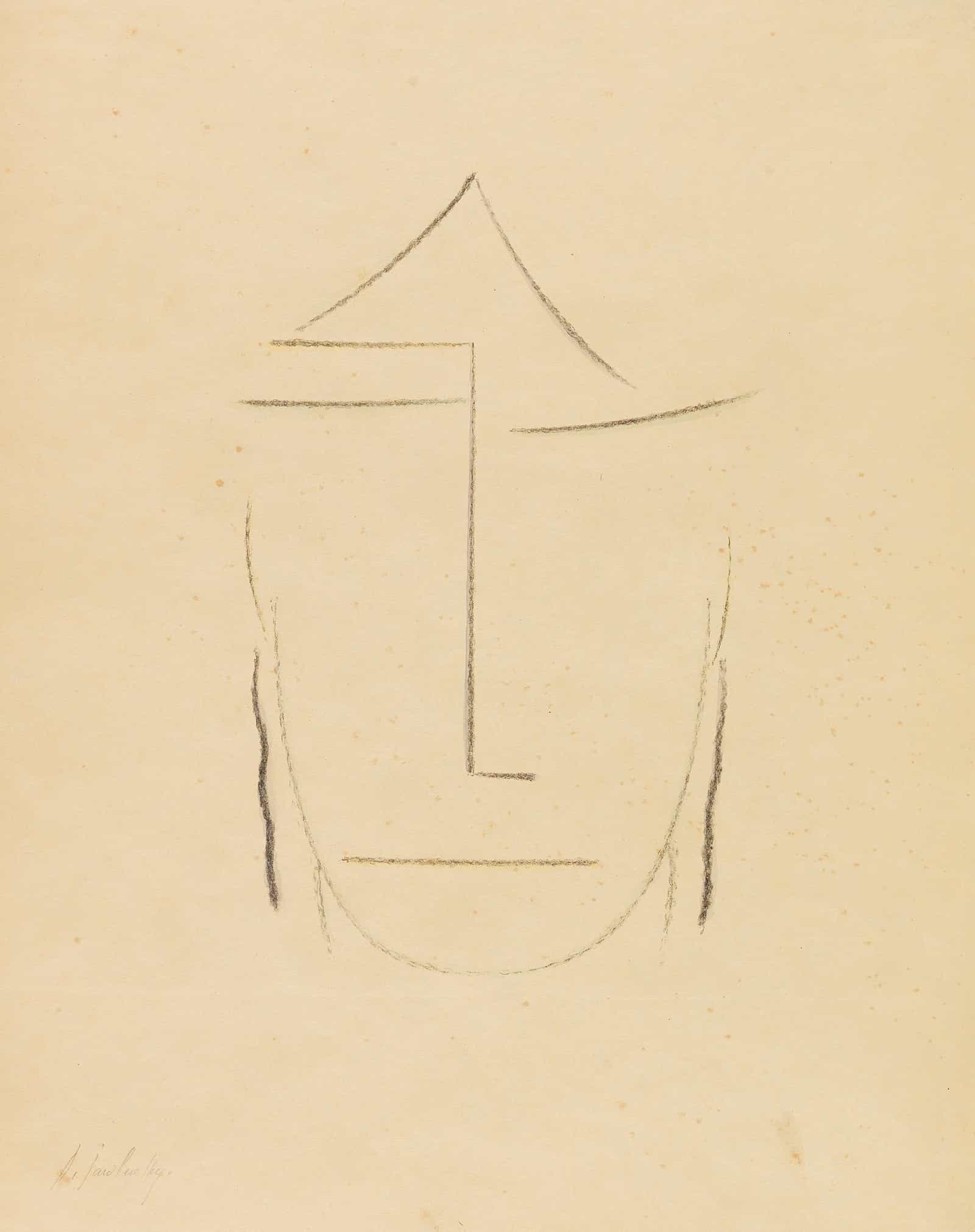 Kopfe by Alexej Von Jawlensky
