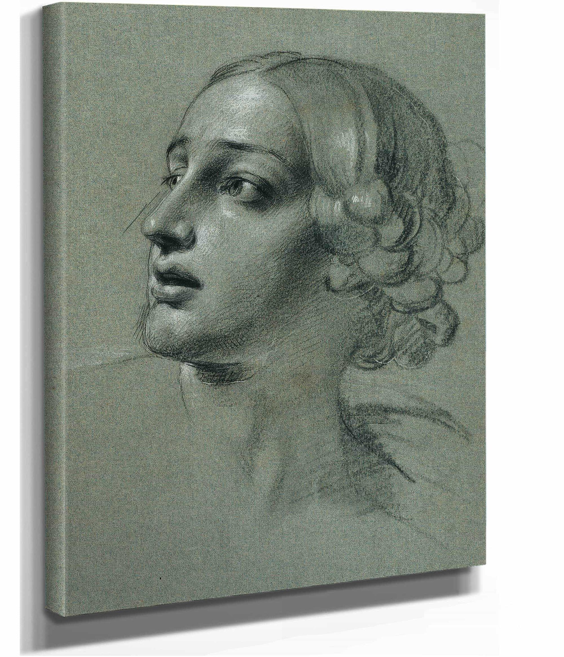 Kopfstudie Zu Arindal Und Daura by Johann Peter Krafft