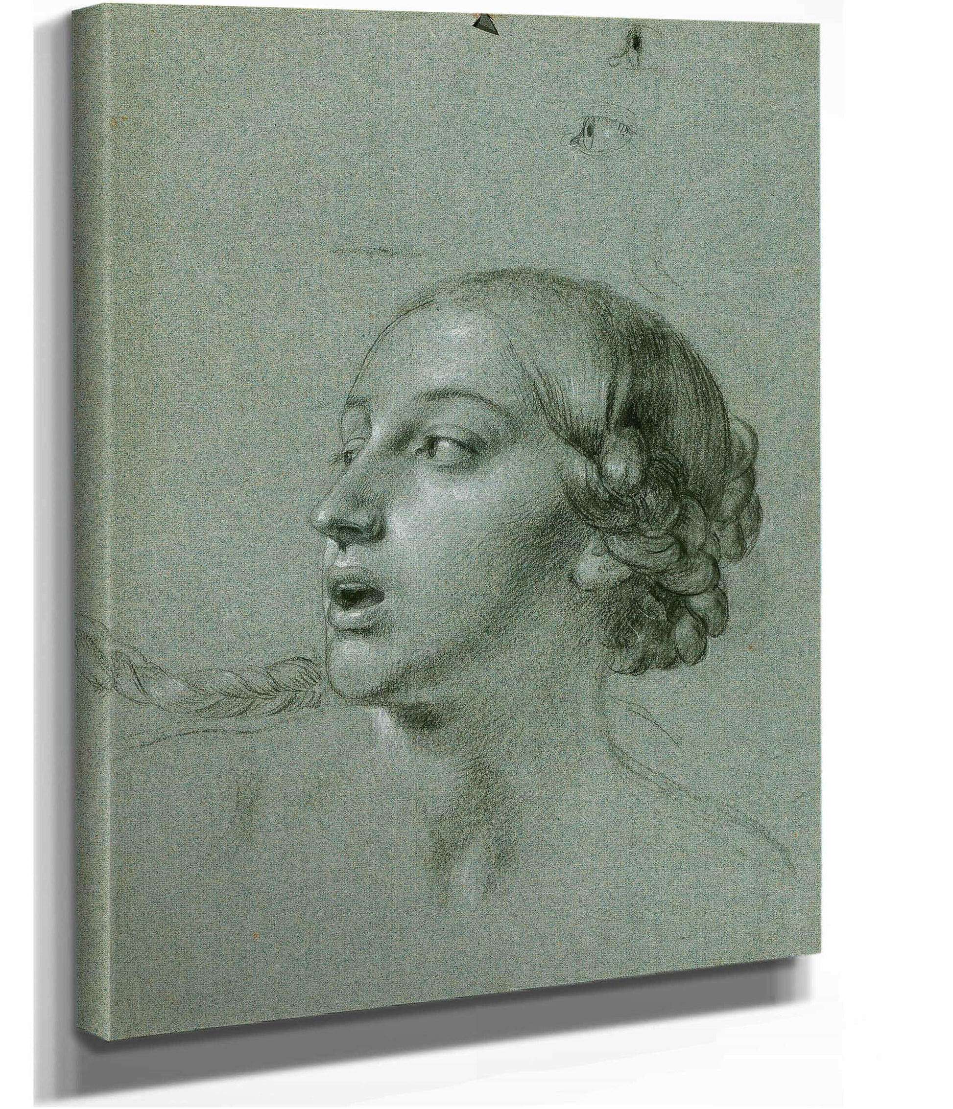 Kopfstudie Zu Arindal Und Daura by Johann Peter Krafft