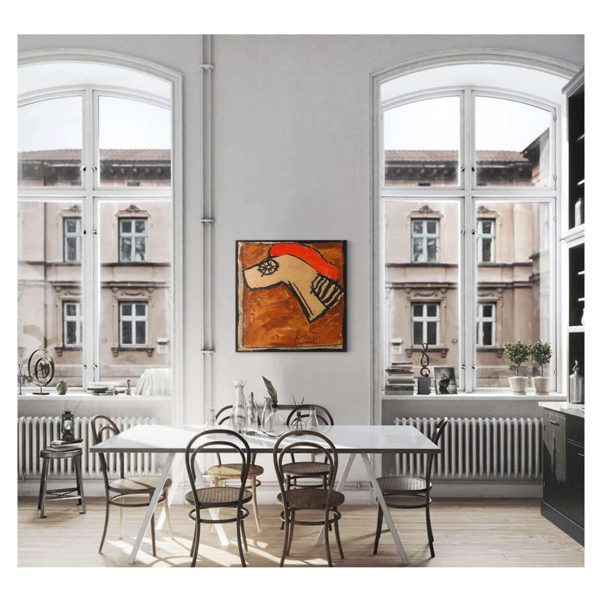 Kopfteil Eines Rossharnisch by Egon Schiele