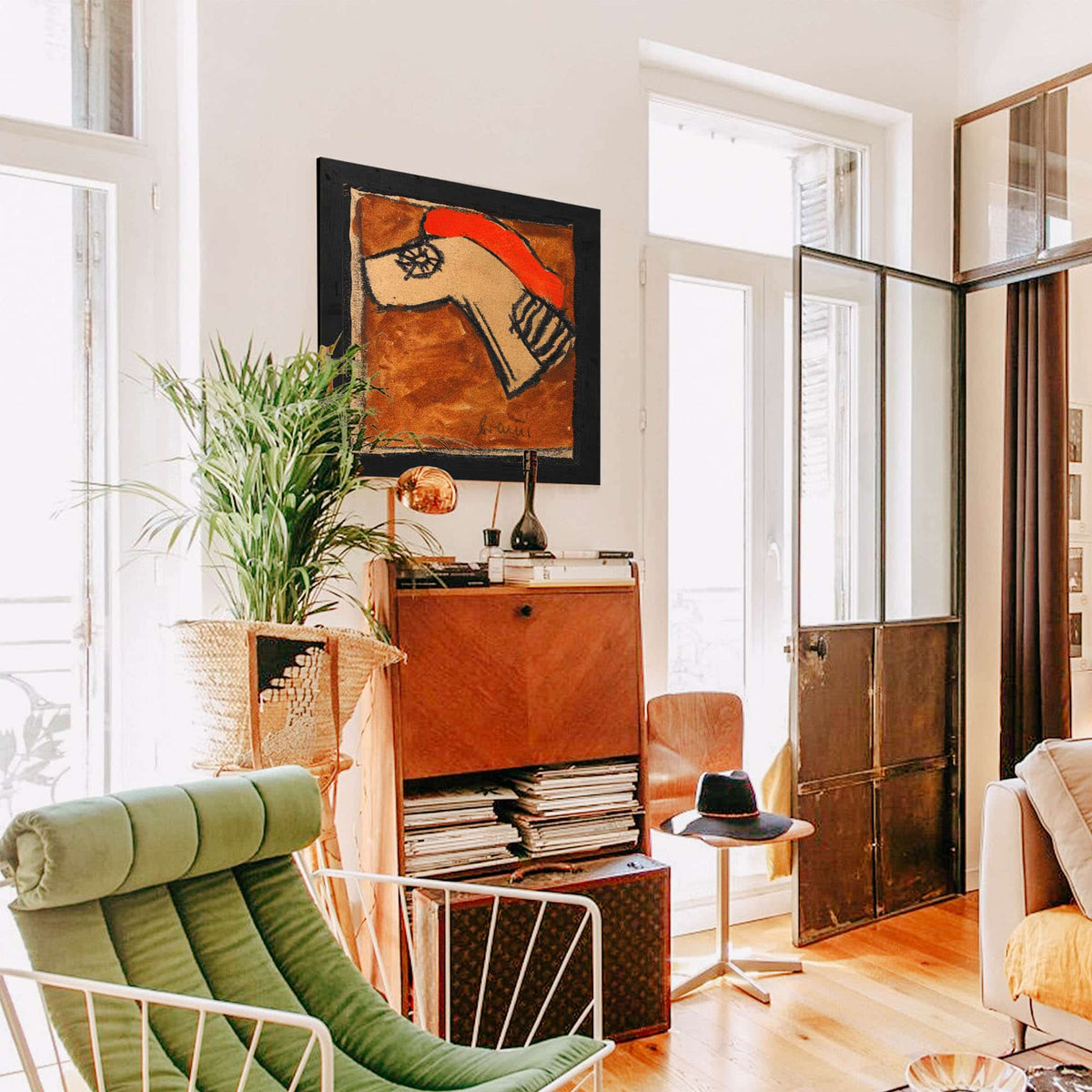 Kopfteil Eines Rossharnisch by Egon Schiele