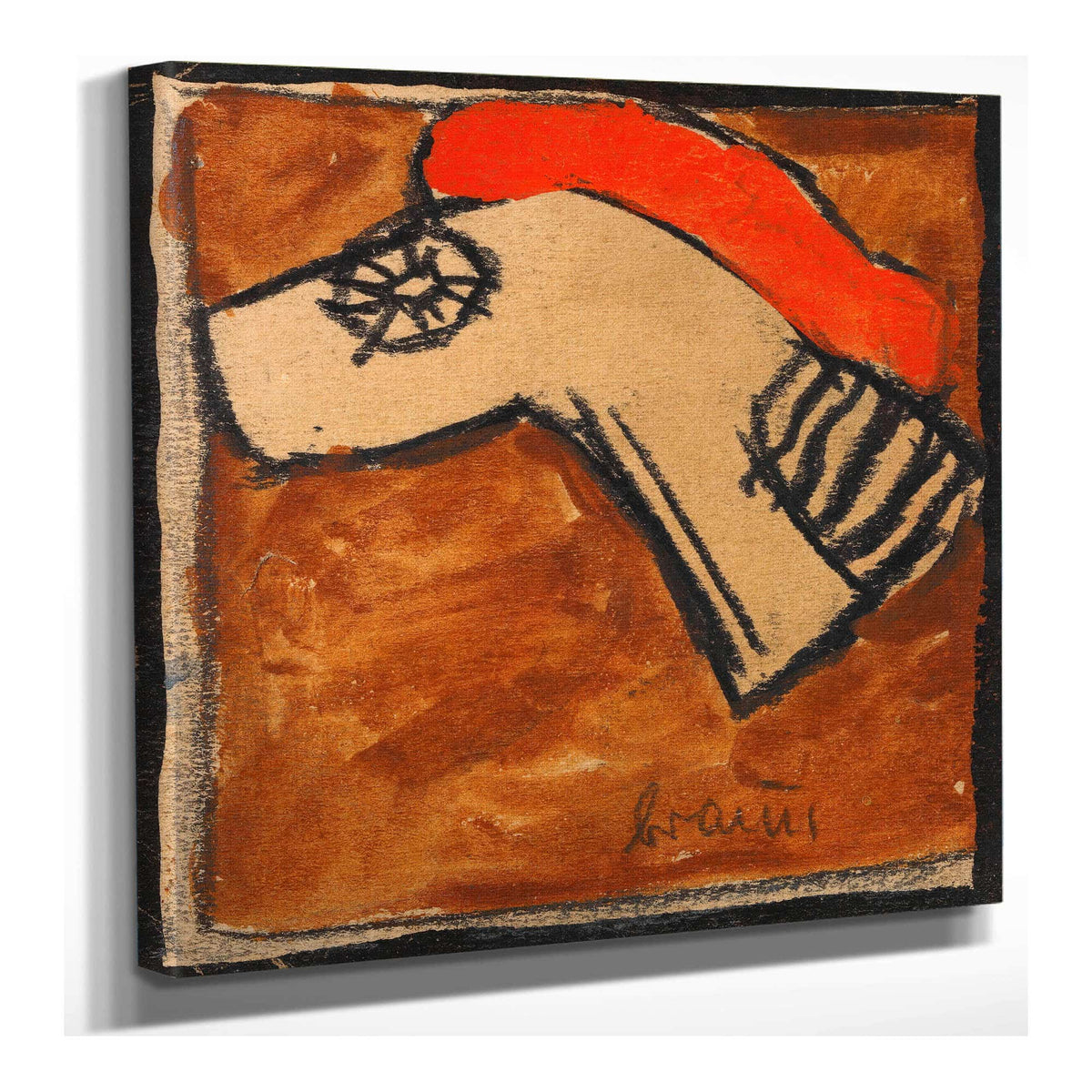 Kopfteil Eines Rossharnisch by Egon Schiele