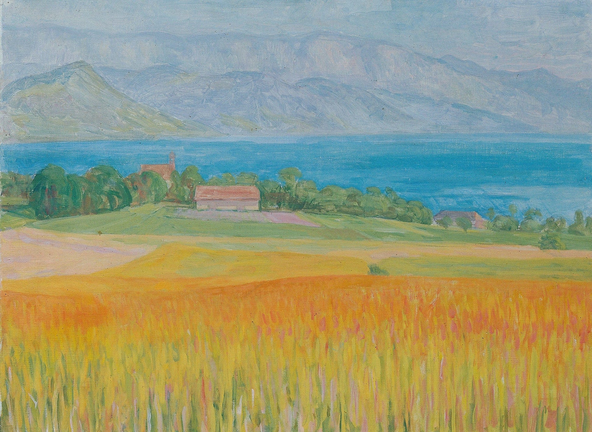 Kornfeld Am Attersee by Walther Gamerith