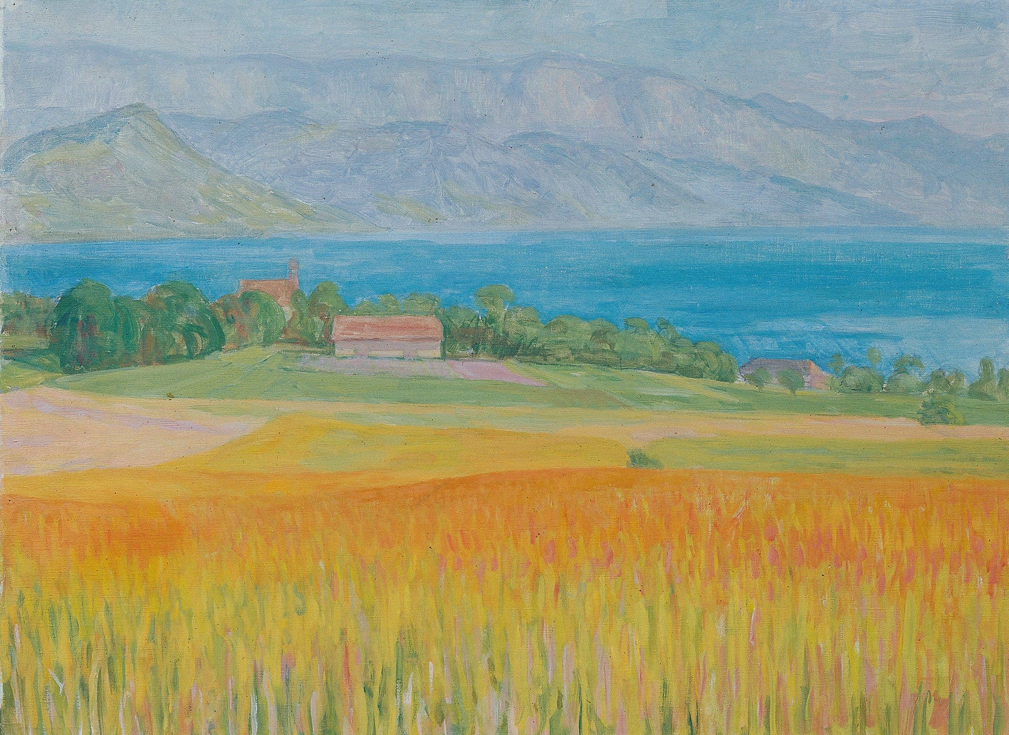 Kornfeld Am Attersee by Walther Gamerith