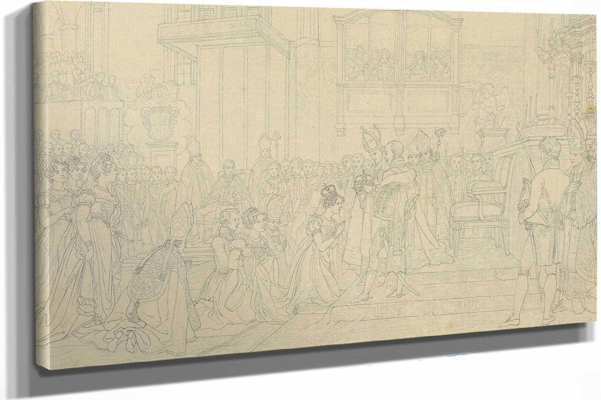 Kronung Der Kaiserin Carolina Augusta In Pressburg by Johann Peter Krafft