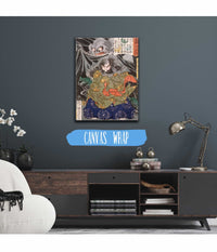 Kurokumo Oji Attacked By A Giant Spider by Tsukioka Yoshitoshi