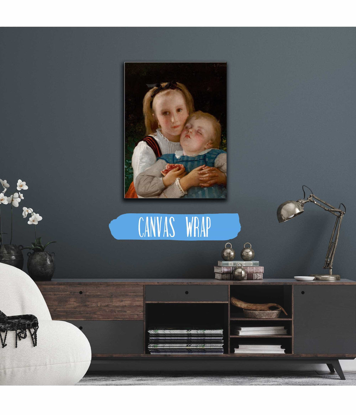 L Amour Fraternel by Leon Jean Basile Perrault