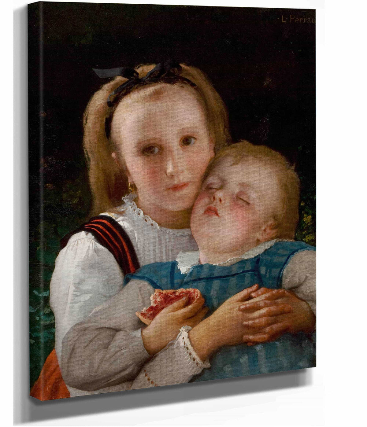 L Amour Fraternel by Leon Jean Basile Perrault