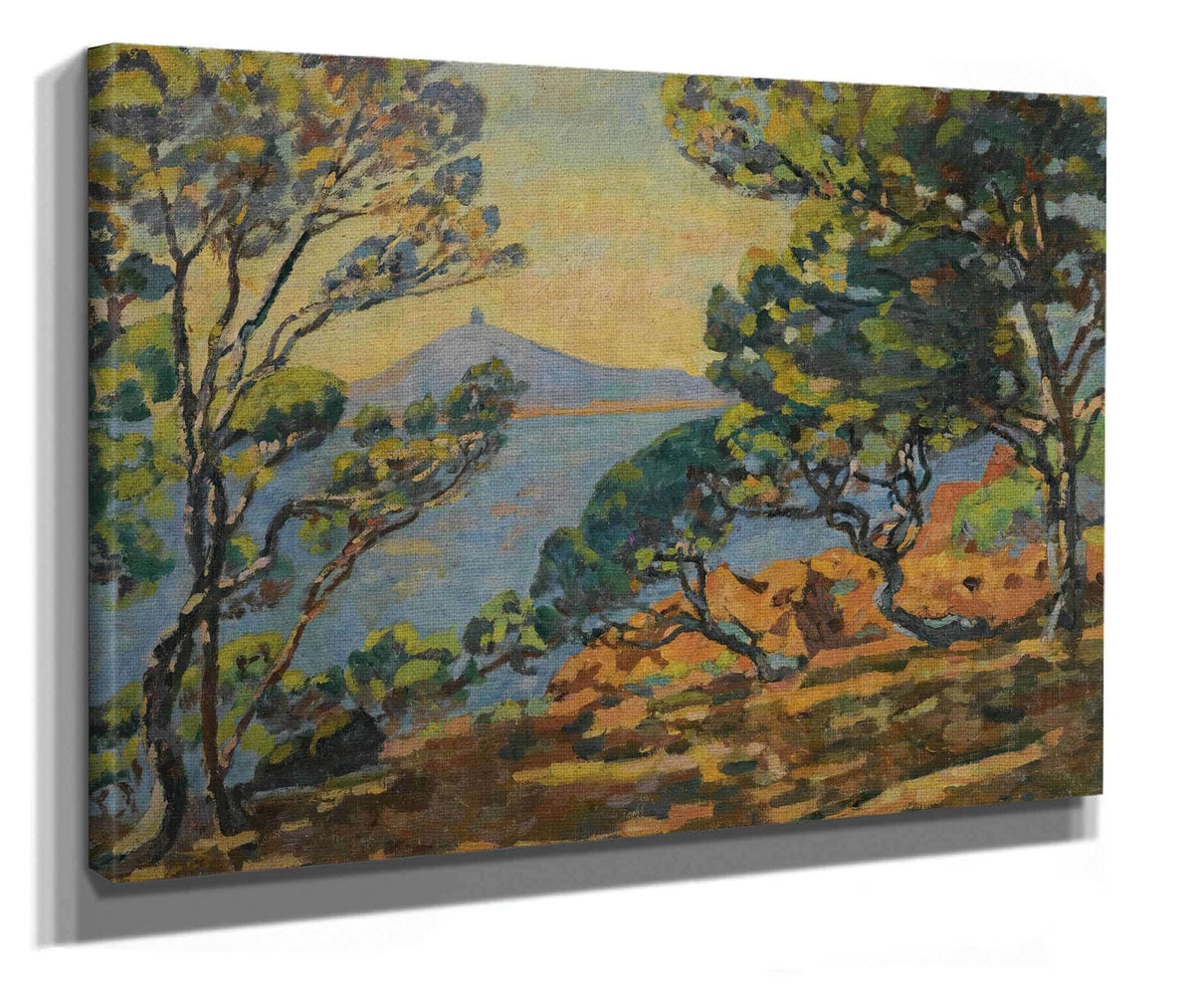 La Baie Dagay Et Le Semaphore by Armand Guillaumin