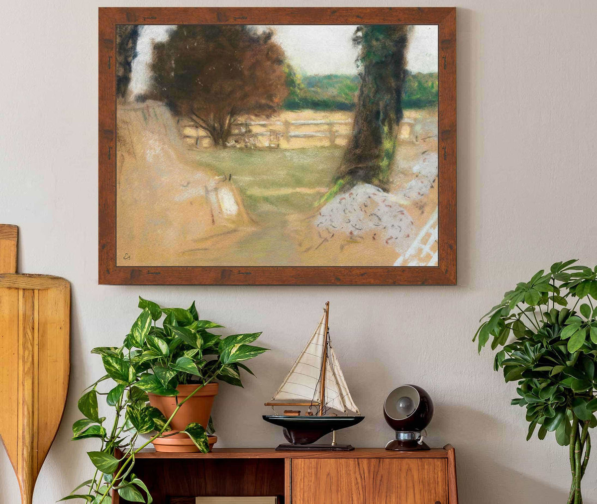 La Barriere Blanche Aux Clayes by Edouard Vuillard