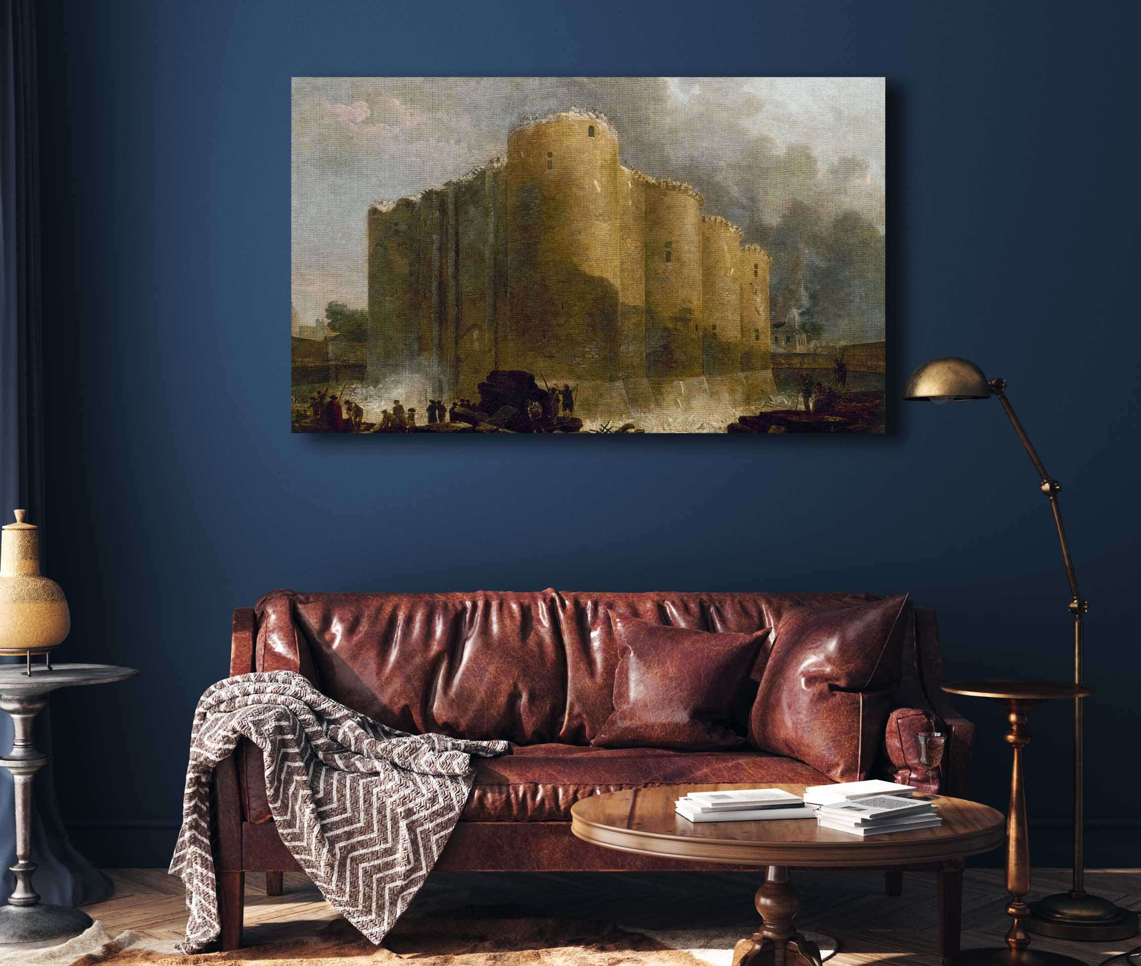 La Bastille Dans Les Premiers Jours De Sa Demolition by Hubert Robert