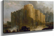 La Bastille Dans Les Premiers Jours De Sa Demolition by Hubert Robert