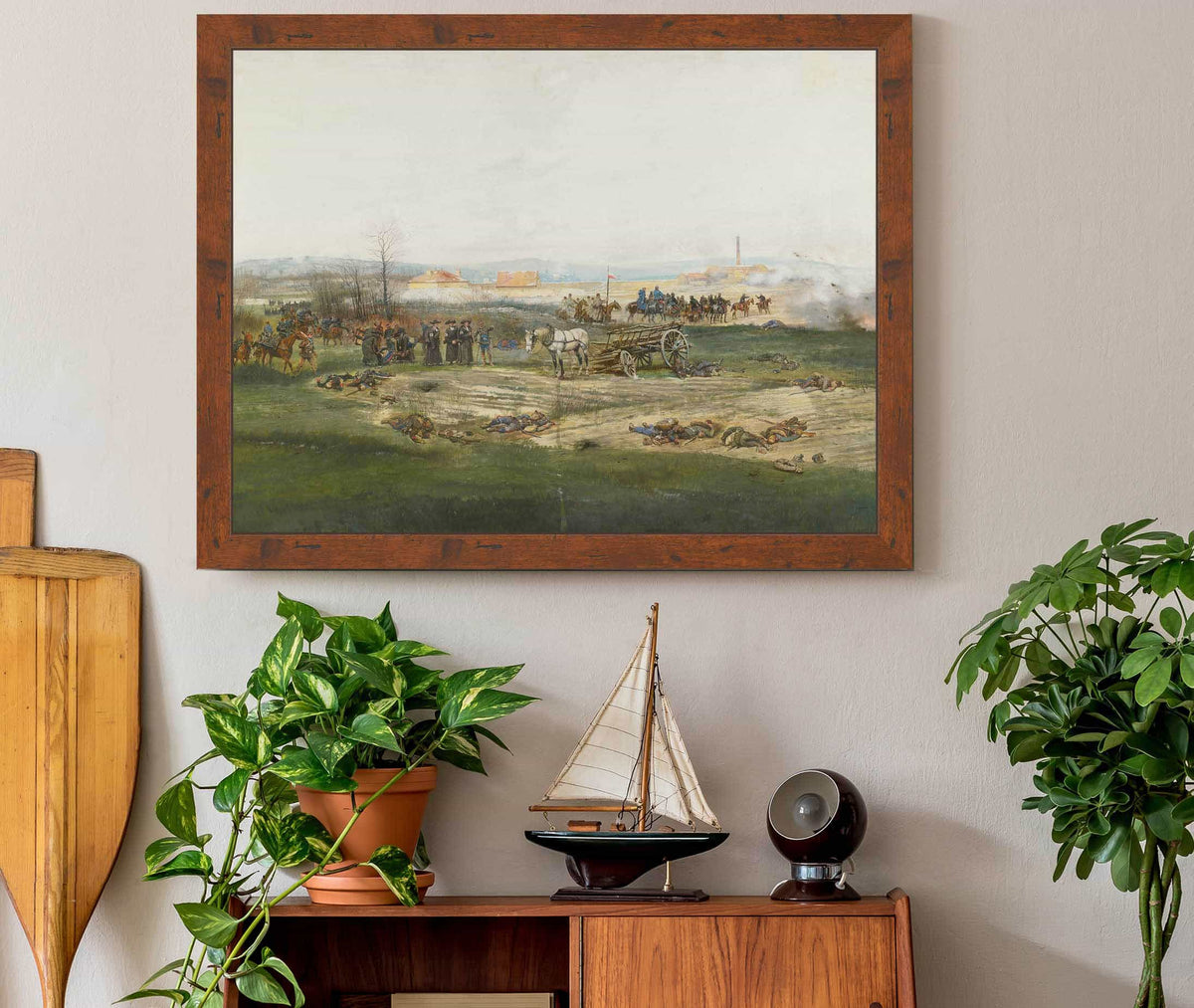 La Battaille De Champigny by Jean Baptiste Edouard Detaille