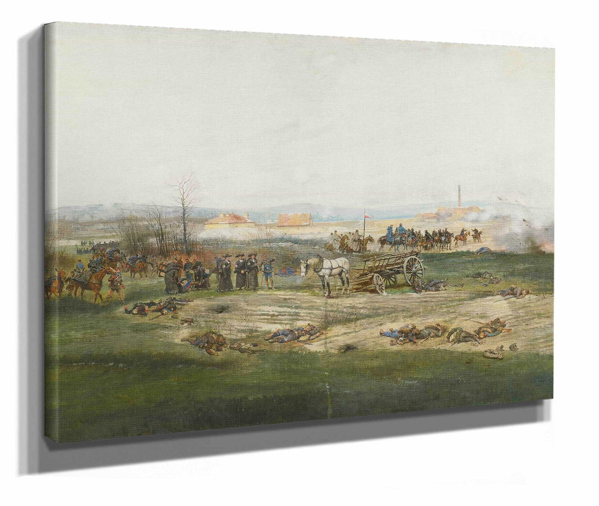 La Battaille De Champigny by Jean Baptiste Edouard Detaille