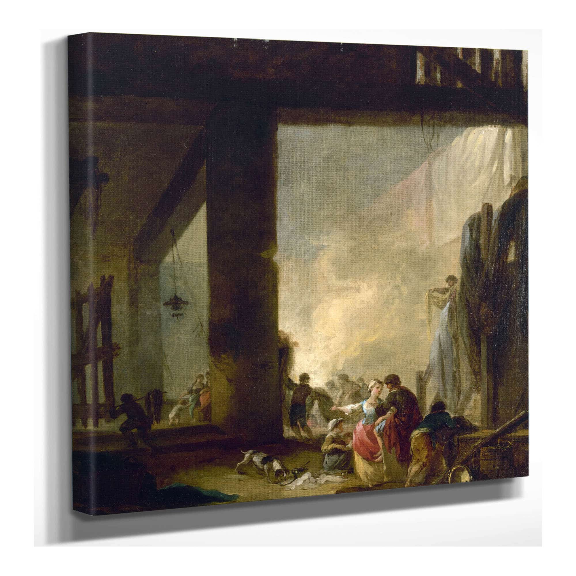 La Blanchisserie by Hubert Robert