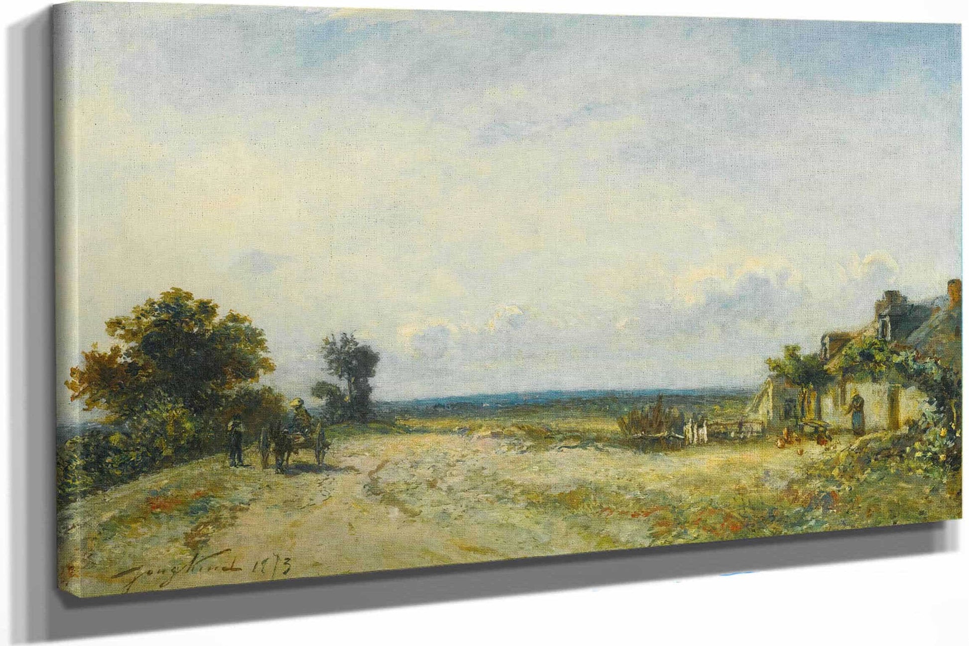 La Campagne Nivernaise by Johan Barthold Jongkind