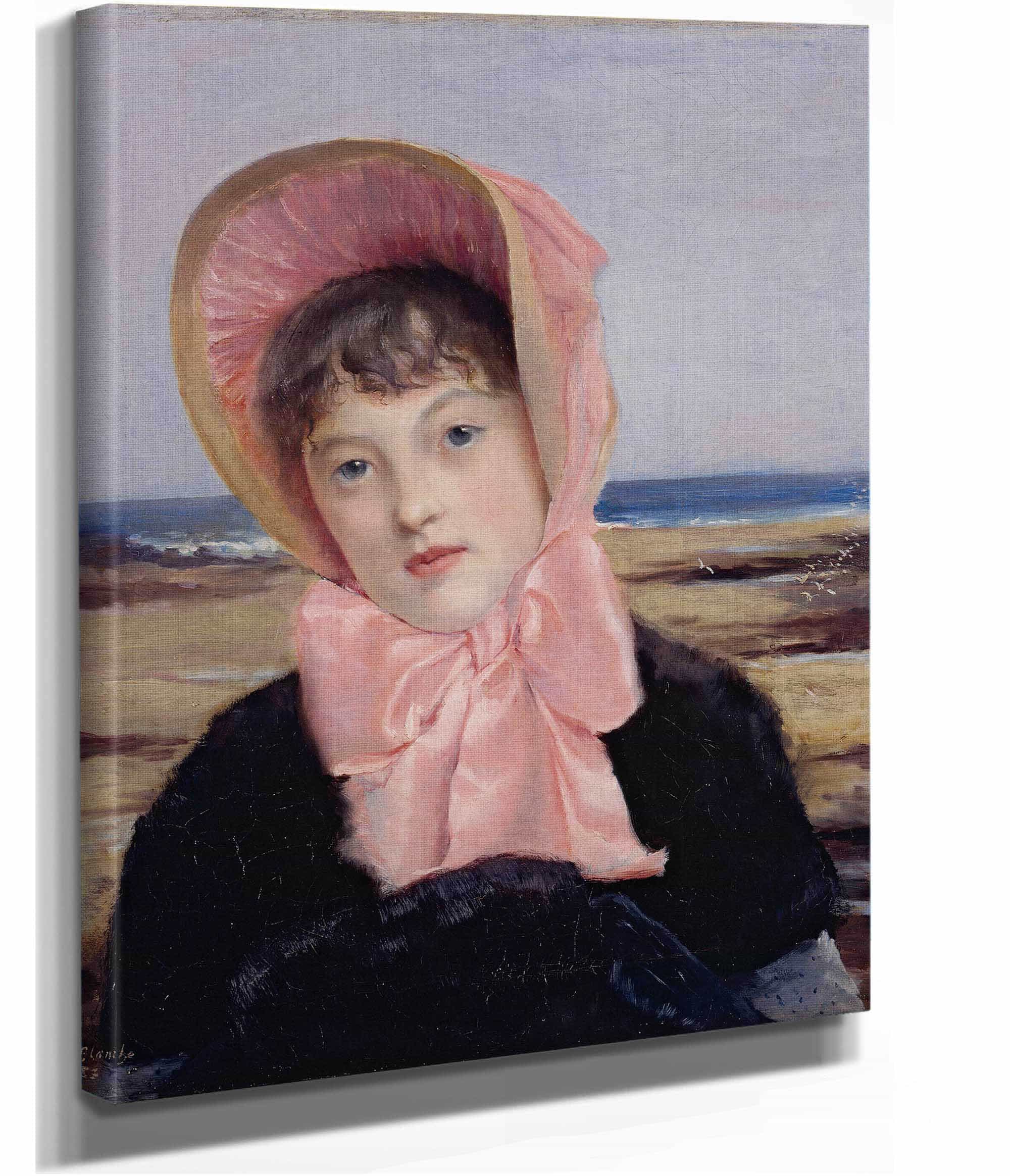 La Capeline Rose by Jacques Emile Blanche