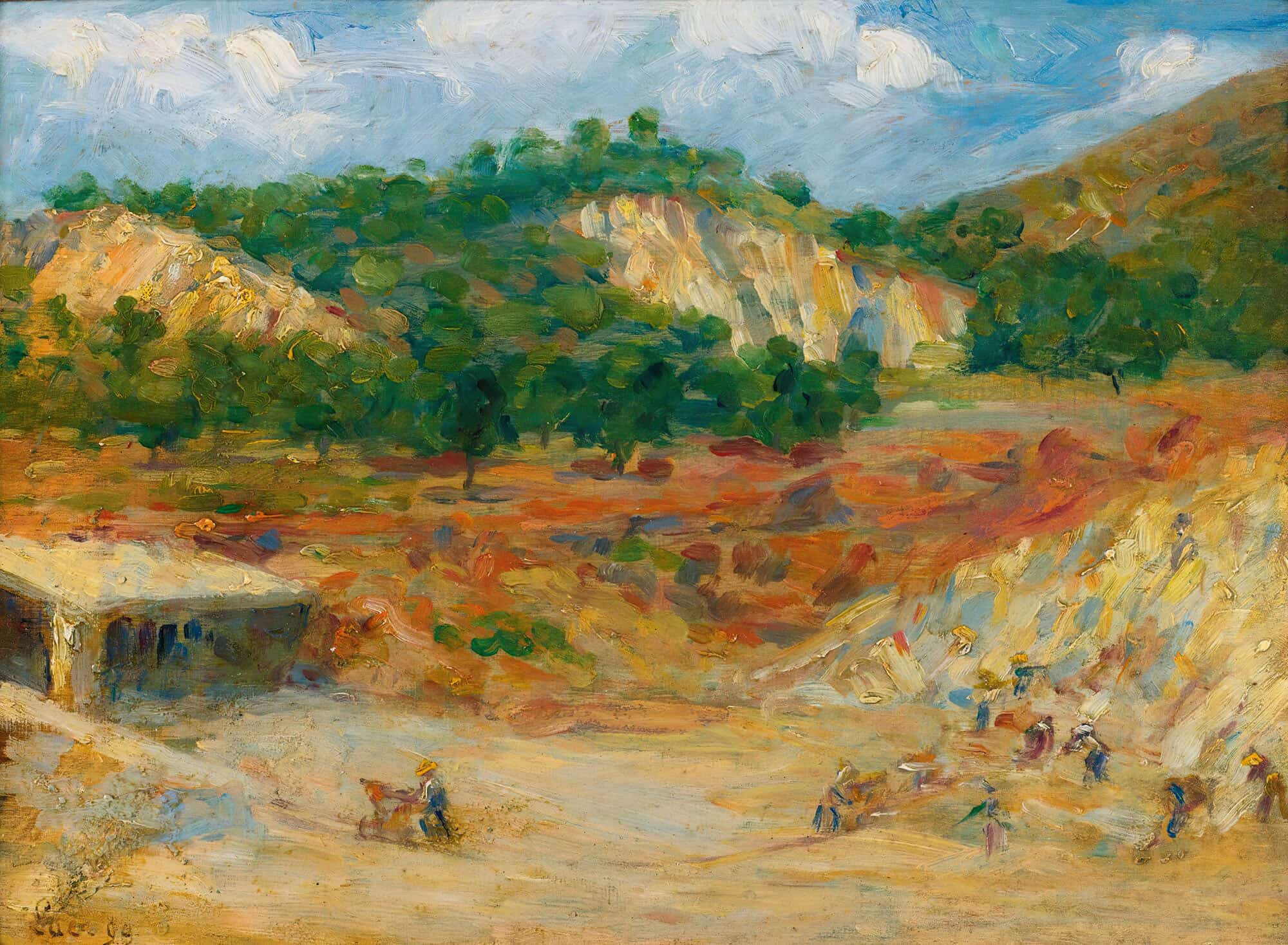 La Carriere by Maximilien Luce