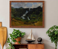 La Cascade De Terni by Jean Baptiste Camille Corot