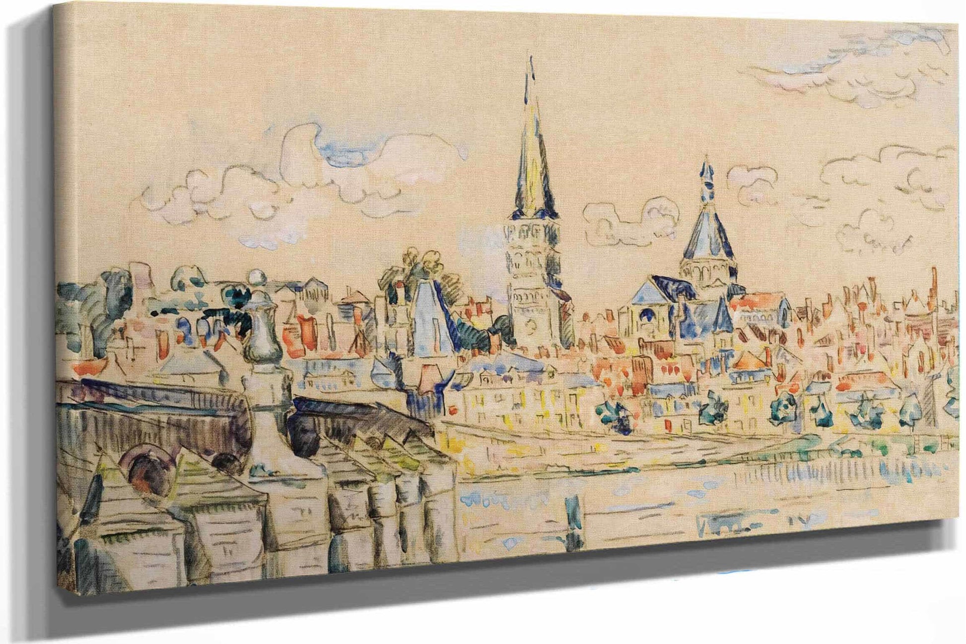 La Charite Sur Loire by Paul Signac