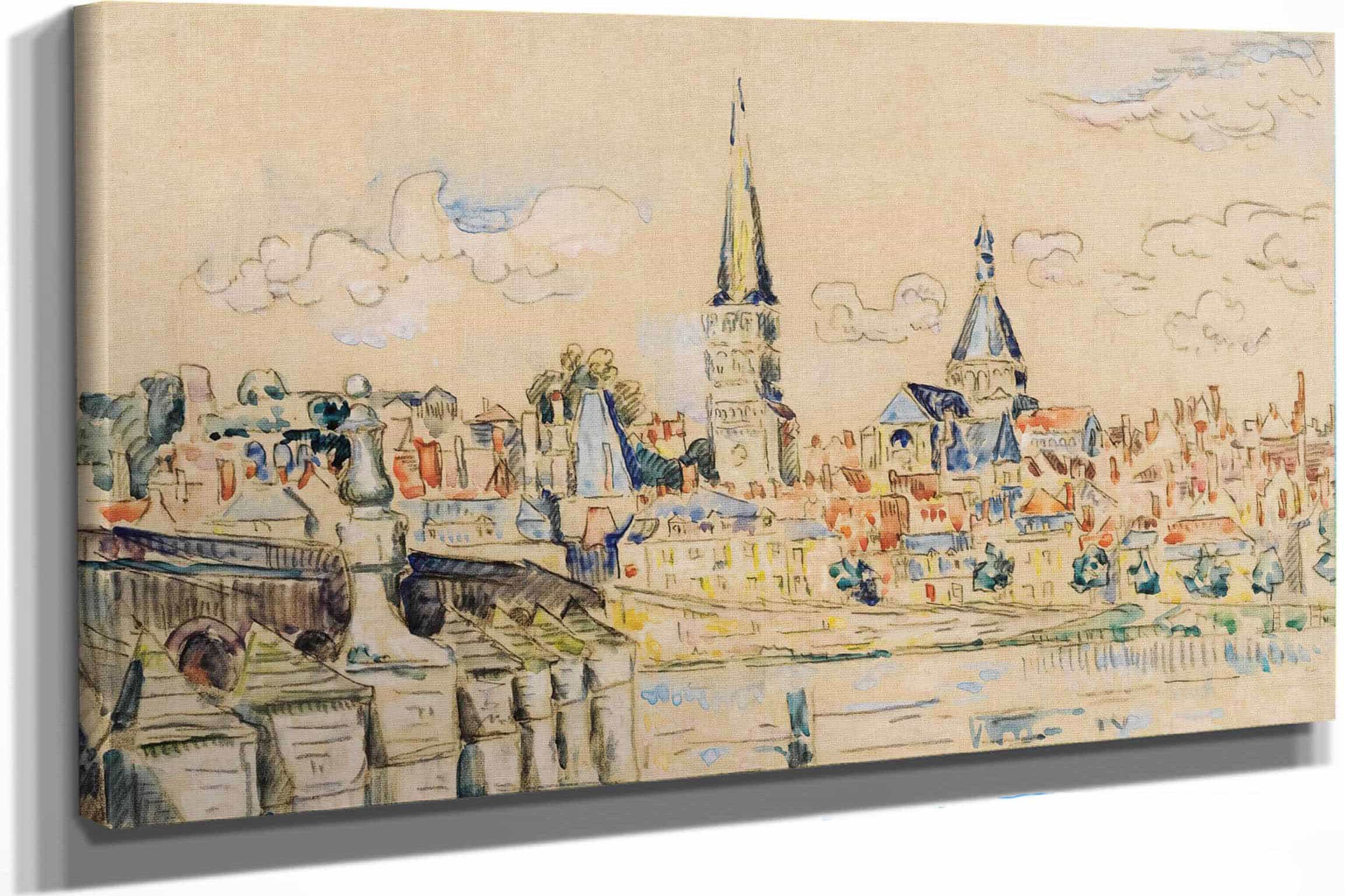 La Charite Sur Loire by Paul Signac