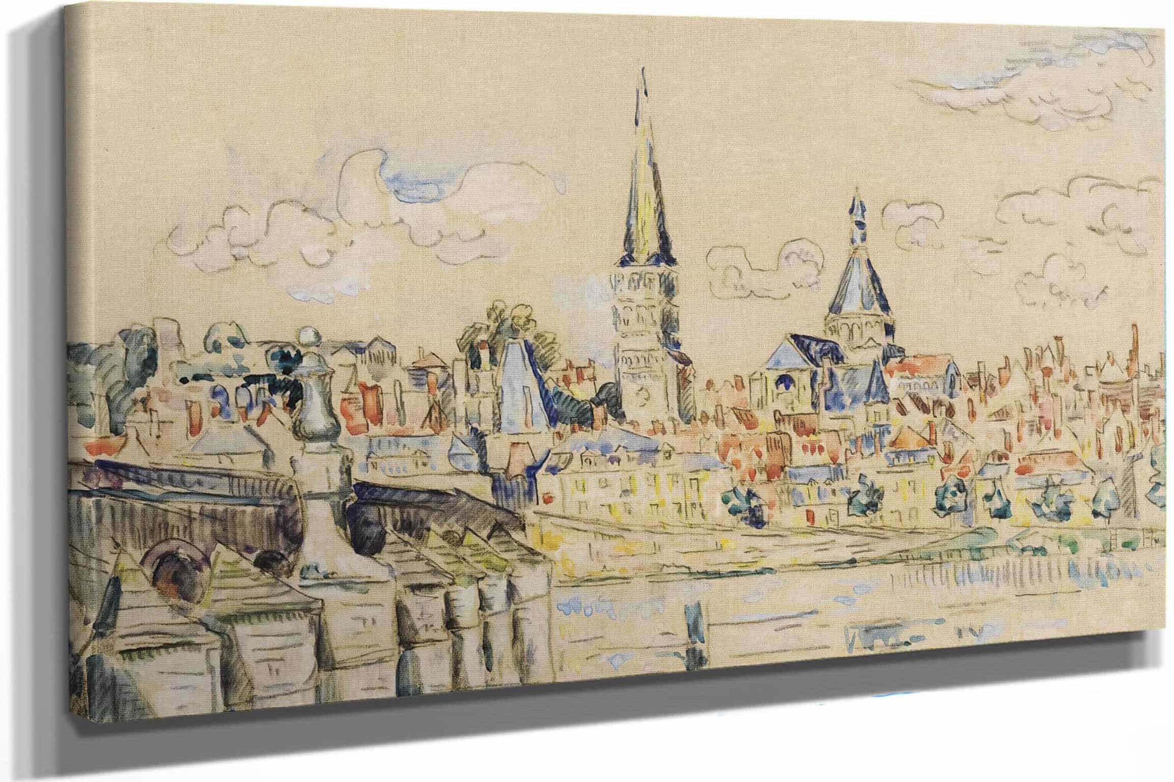 La Charite Sur Loire by Paul Signac
