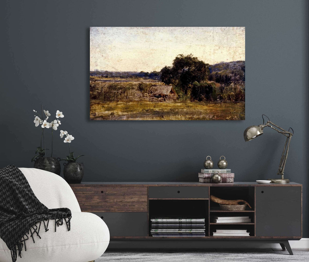 La Chaumiere by Felix Ziem