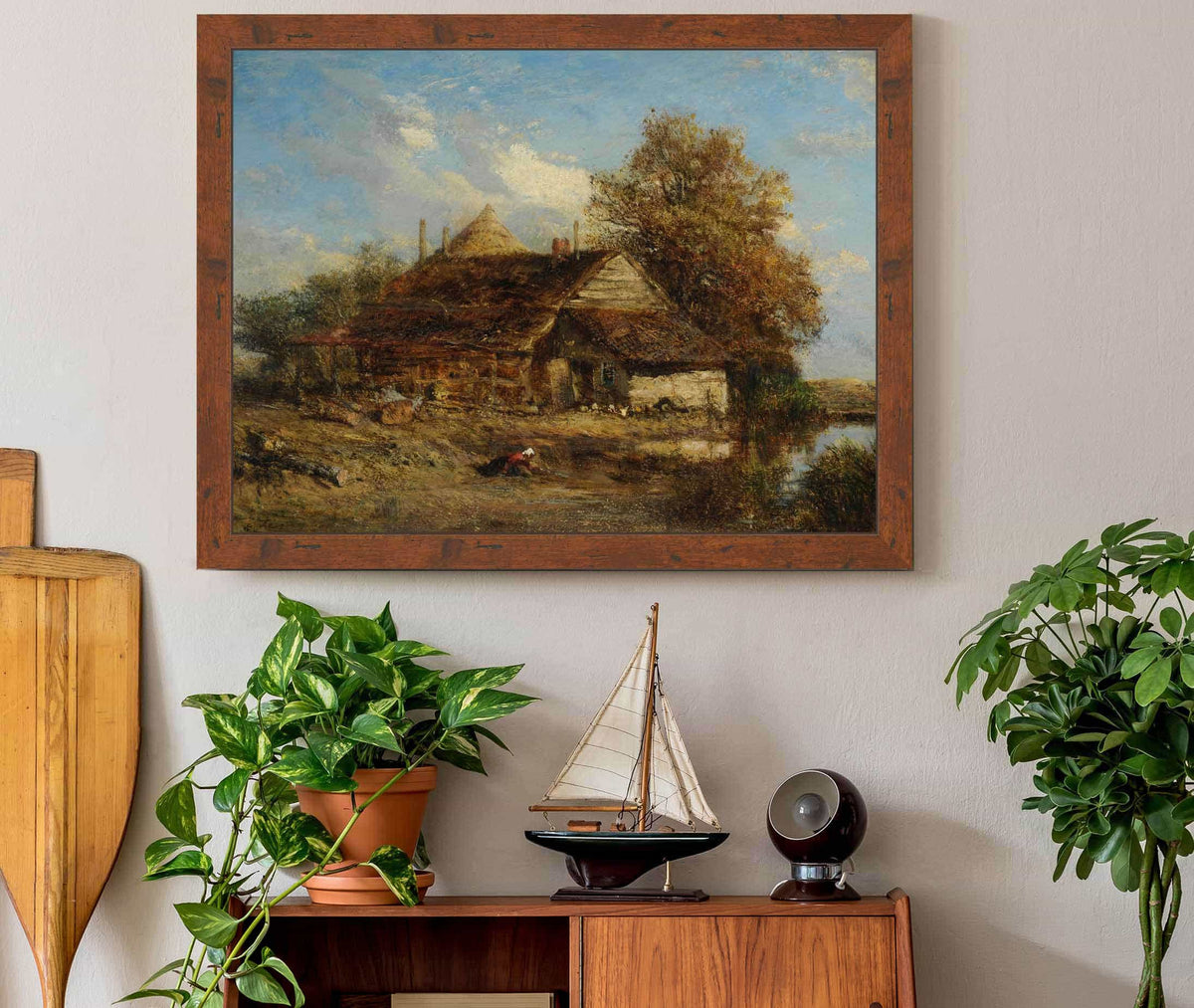 La Chaumiere by Felix Ziem