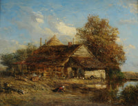 La Chaumiere by Felix Ziem