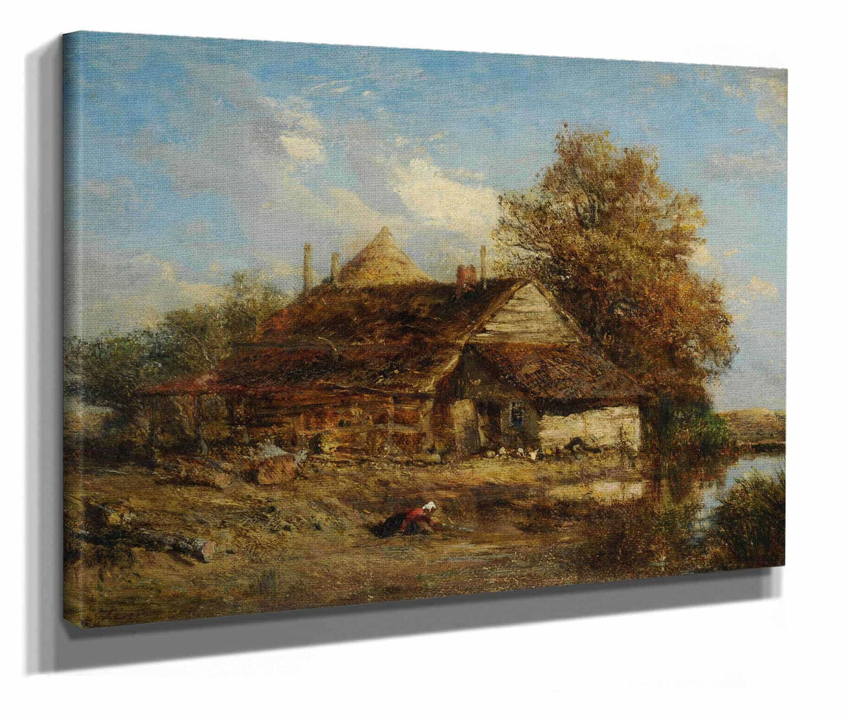 La Chaumiere by Felix Ziem