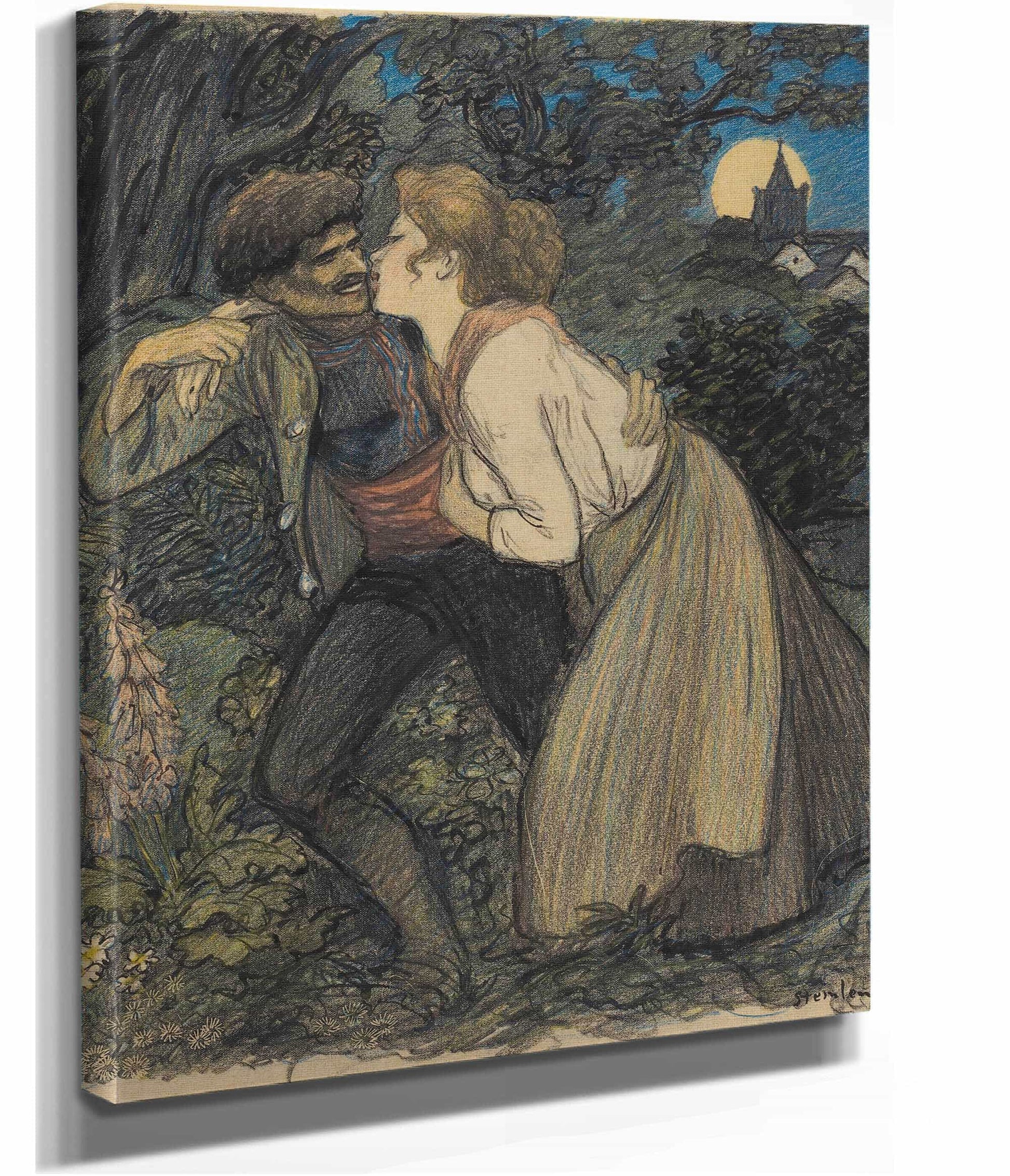 La Chienne Au Loup by Theophile Alexandre Steinlen