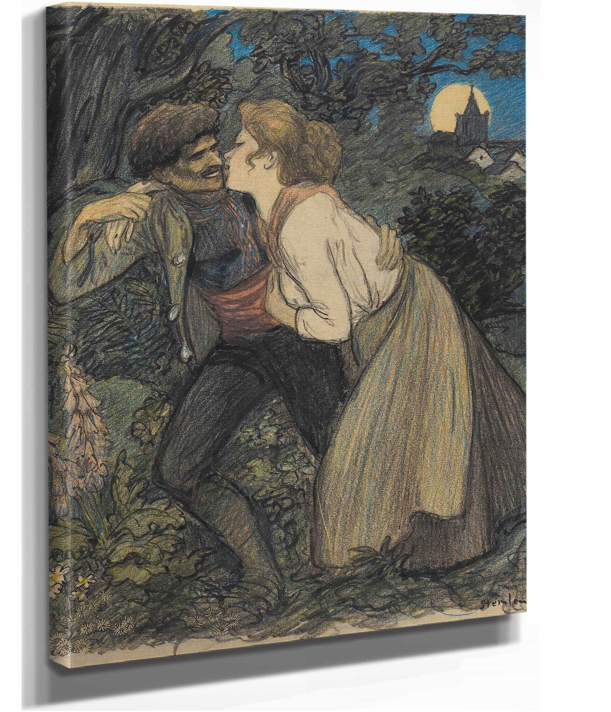 La Chienne Au Loup by Theophile Alexandre Steinlen