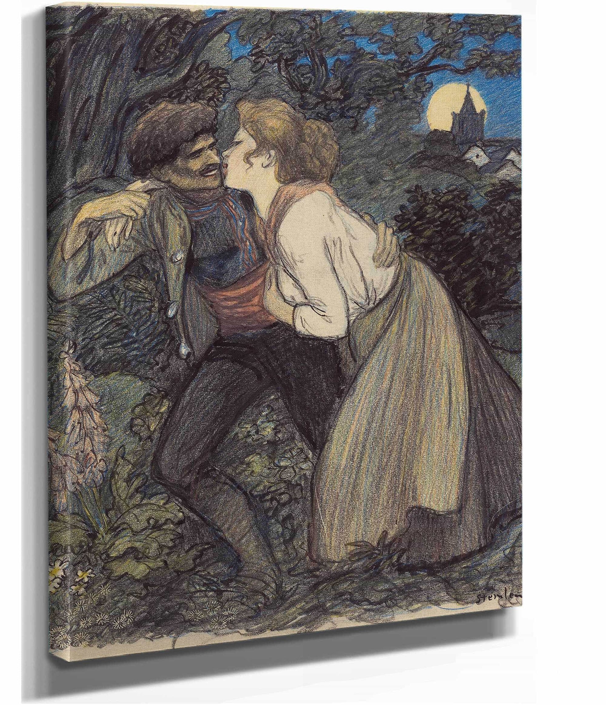 La Chienne Au Loup by Theophile Alexandre Steinlen